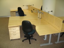 Micro MV 25mm Polished Timber Workstation Screens